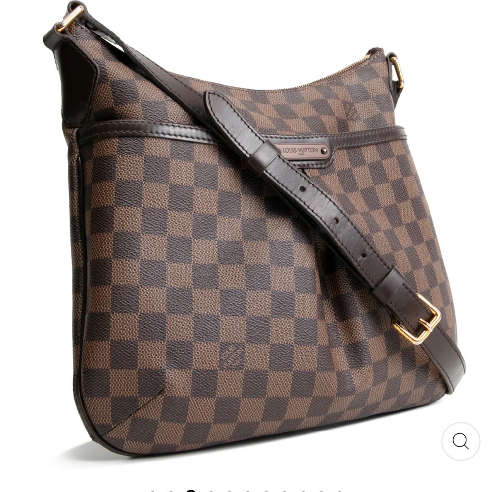 Louis Vuitton Damier Ebene Bloomsbury PM with Gold Accents